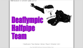 Deaflympic Halfpipe Team